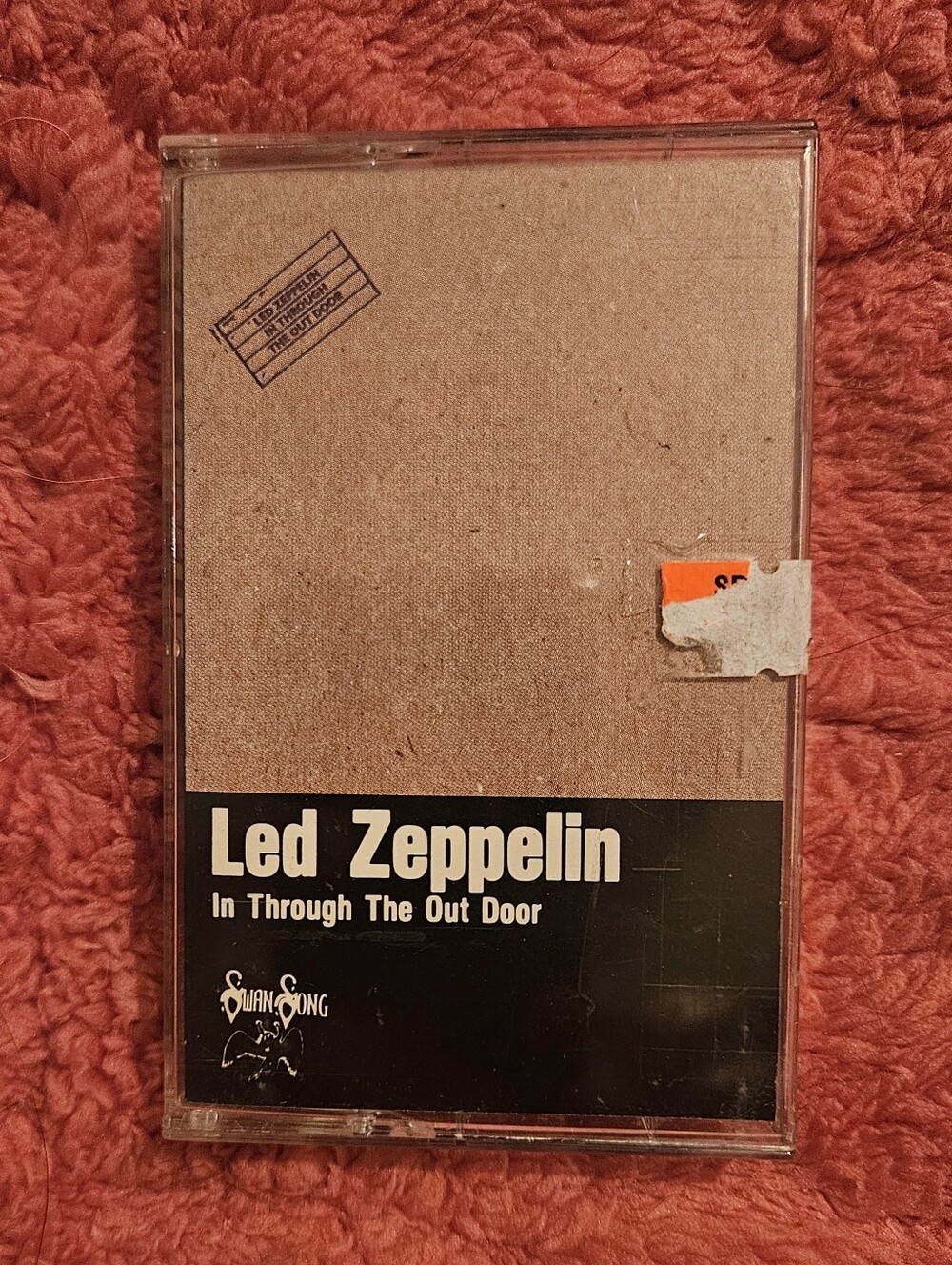 Led Zeppelin "In Through The Out Door" Cassette Tape